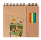 Set de desenat cu carnet