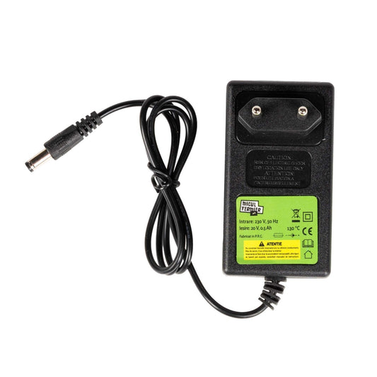 Motocoasa (Trimmer) electrica Micul Fermier 20V, 2 acumulatori 4Ah, maner dublu, motor fara perii