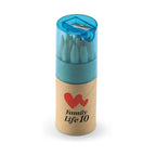 12 creioane colorate în tub