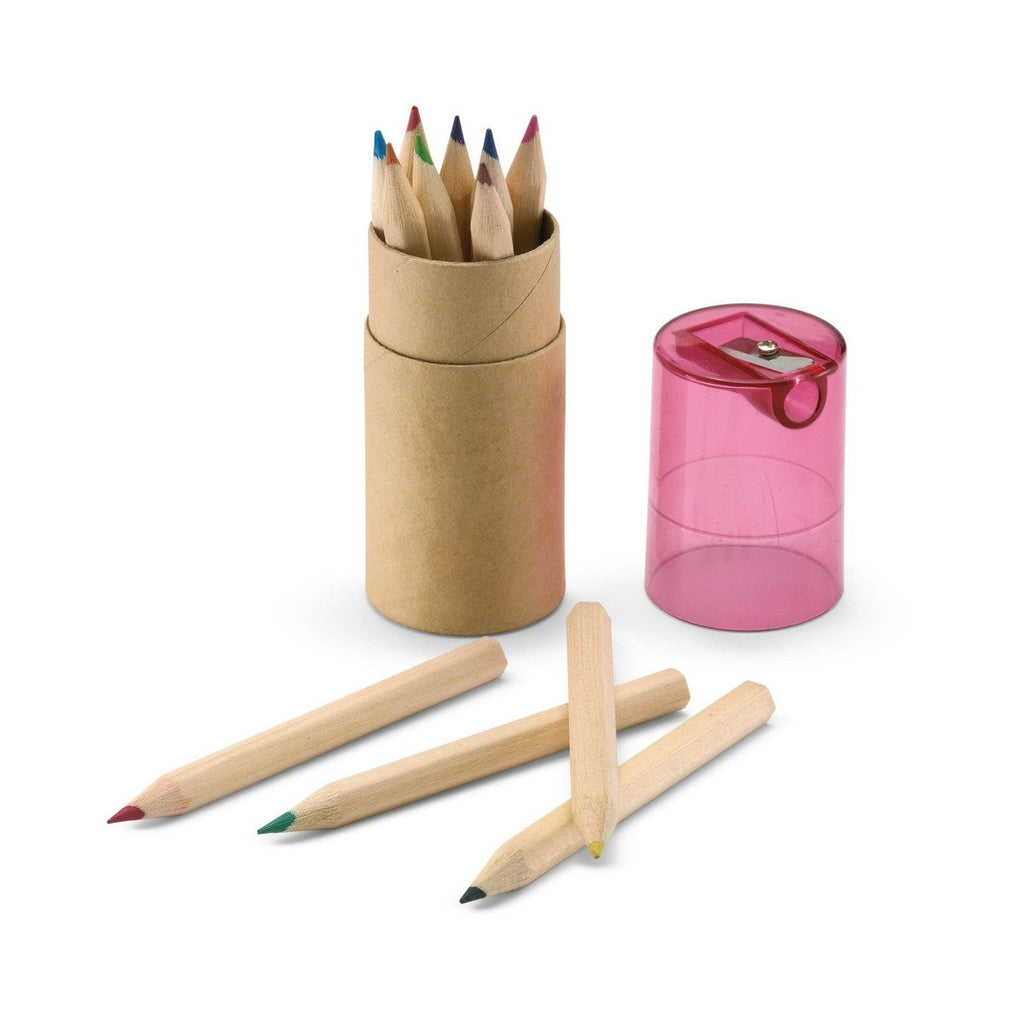 12 creioane colorate în tub