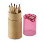 12 creioane colorate în tub