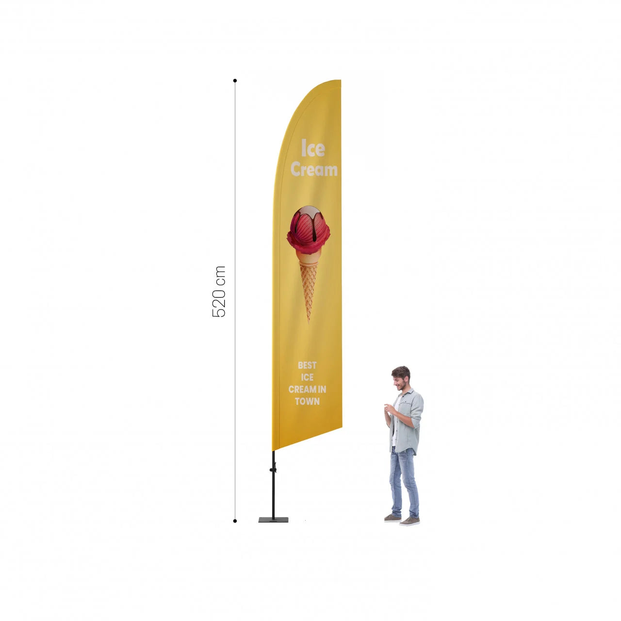 Steag Pana Foarte Mare 90 x 480 cm