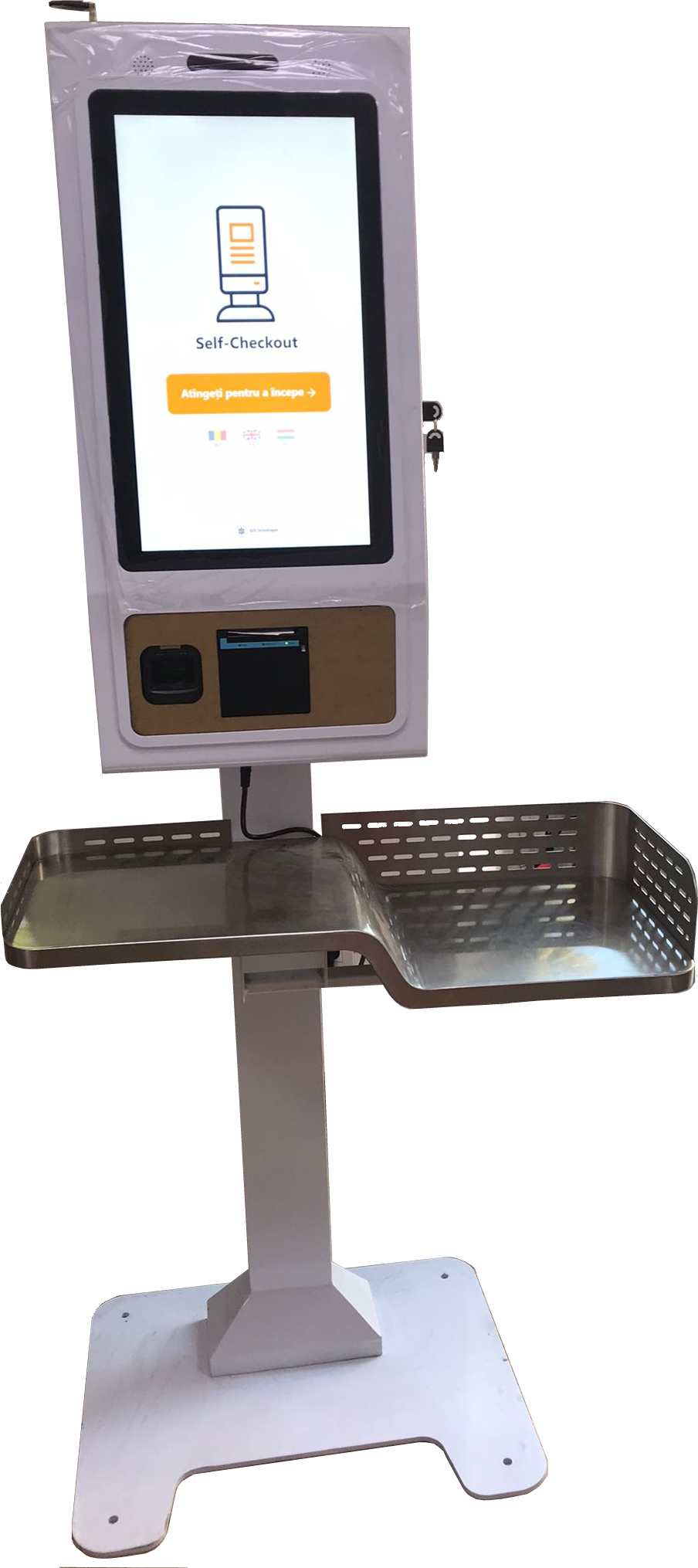 Self Checkout Kiosk cu stand (Kiosk Floor Standing)