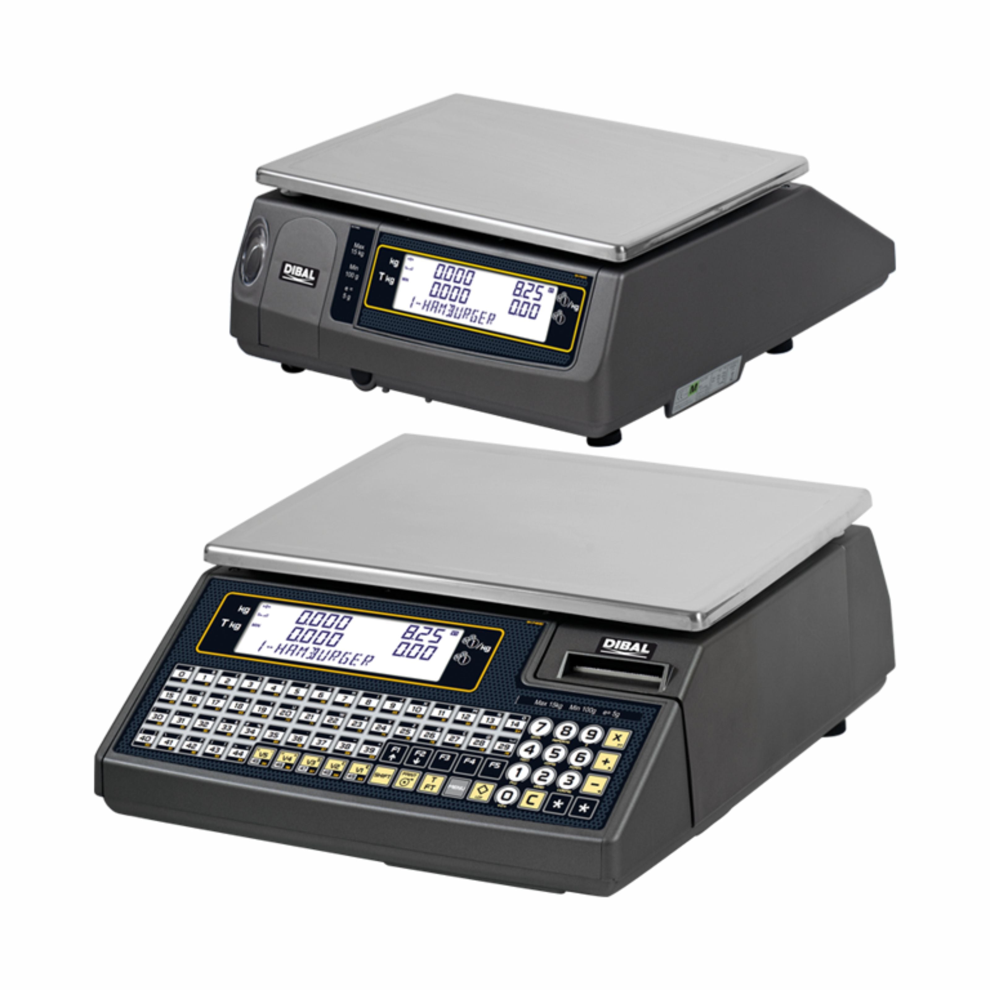 Cantar comercial cu eticheta Dibal WIND 025 15/30 Kg - fara brat