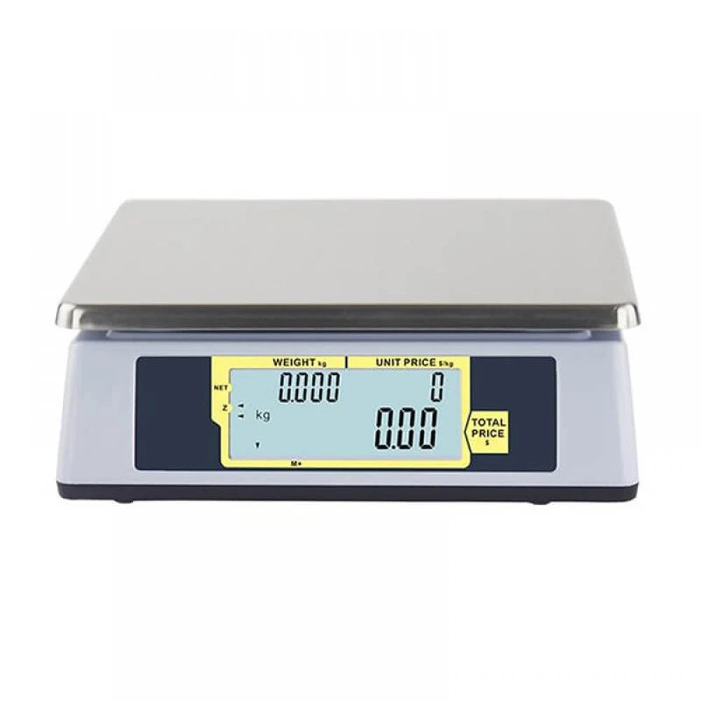 Cantar comercial Adpos Nautilus 6/15 Kg, acumulator, power adapter, avizat metrologic