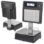 Cantar comercial cu eticheta Dibal MISTRAL M525 6/15 Kg - autoservire, avizat metrologic