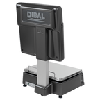 Cantar comercial cu eticheta Dibal MISTRAL M525 6/15 Kg - autoservire, avizat metrologic