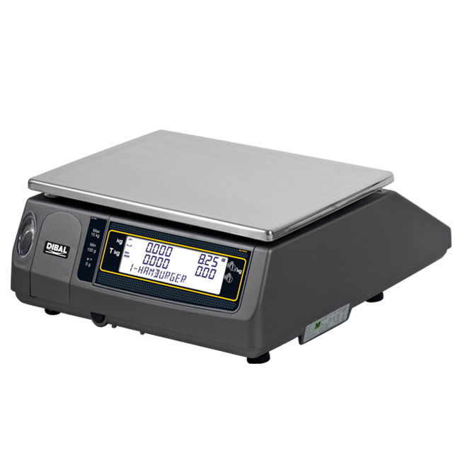Cantar comercial cu eticheta Dibal WIND 025 15/30 Kg - cu brat