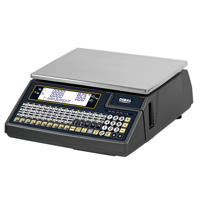 Cantar comercial cu eticheta Dibal WIND 025 15/30 Kg - cu brat