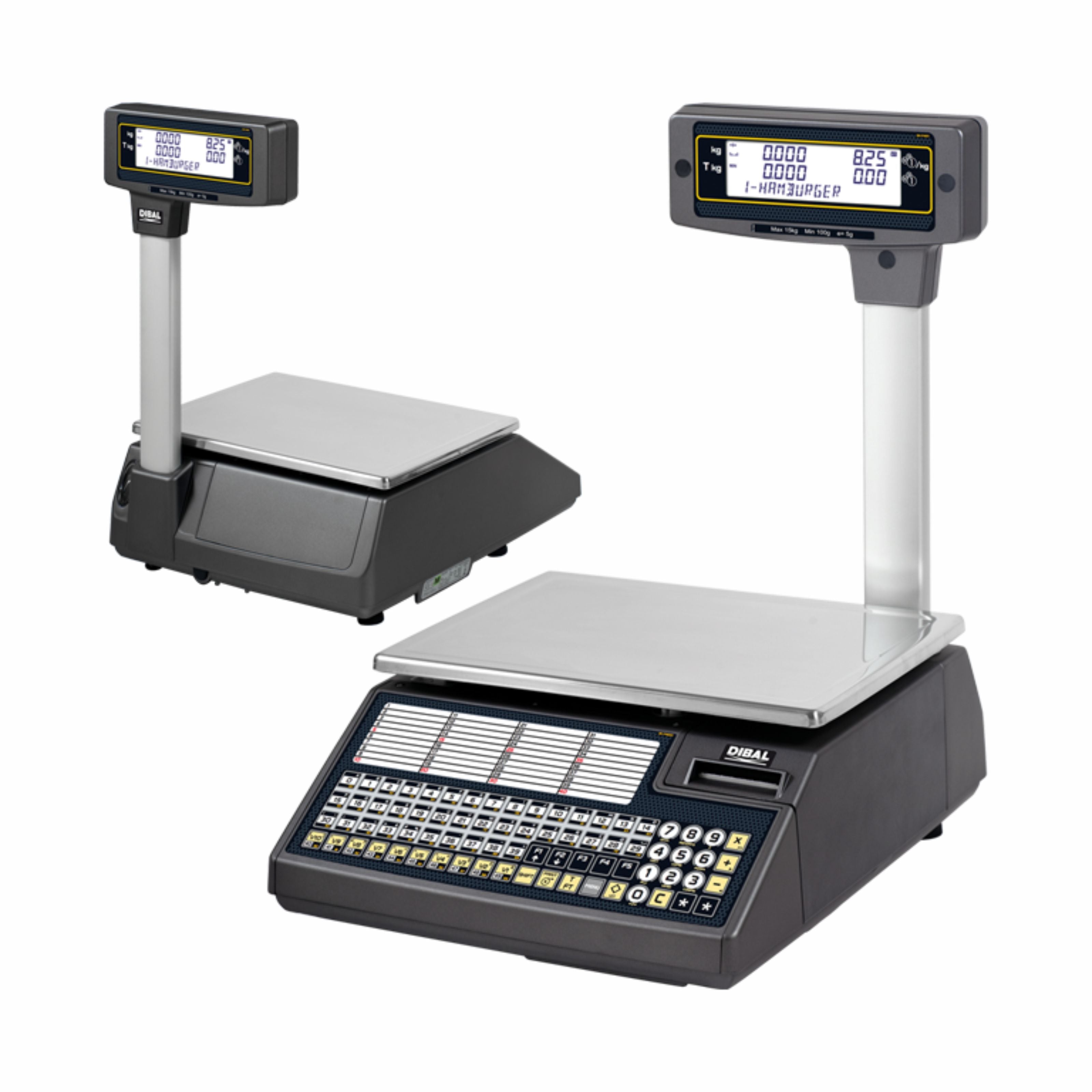 Cantar comercial cu eticheta Dibal WIND 025 15/30 Kg - cu brat